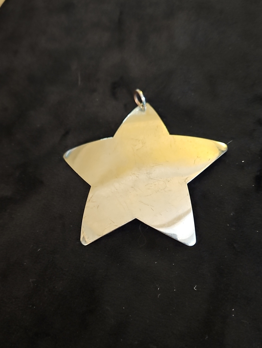 Silver Star Pendant Necklace Charm